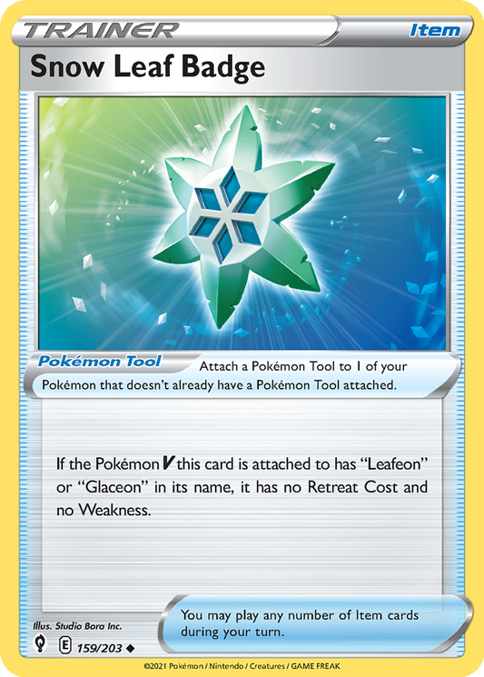 Snow Leaf Badge #159