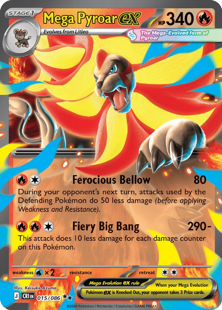 Mega Pyroar ex #15