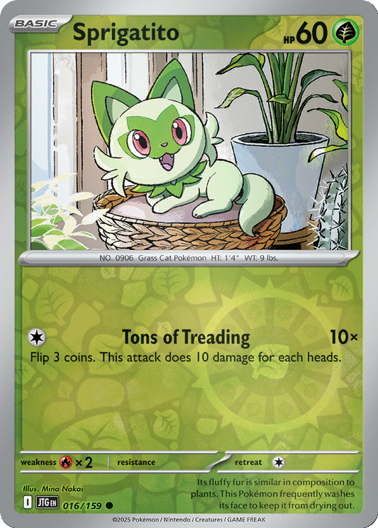 Sprigatito [Reverse Holo] #16