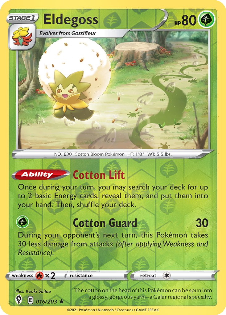 Eldegoss [Reverse Holo] #16
