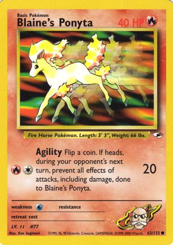 Blaine's Ponyta #63