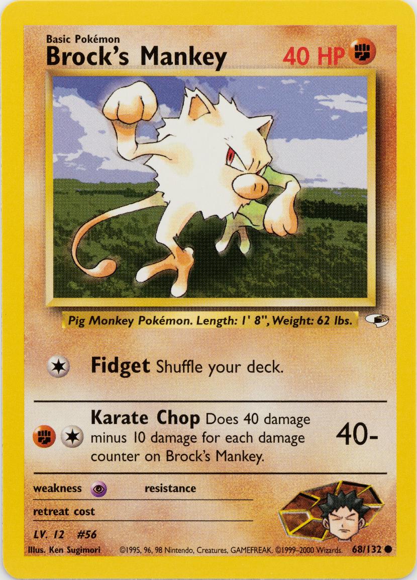Brock's Mankey #68