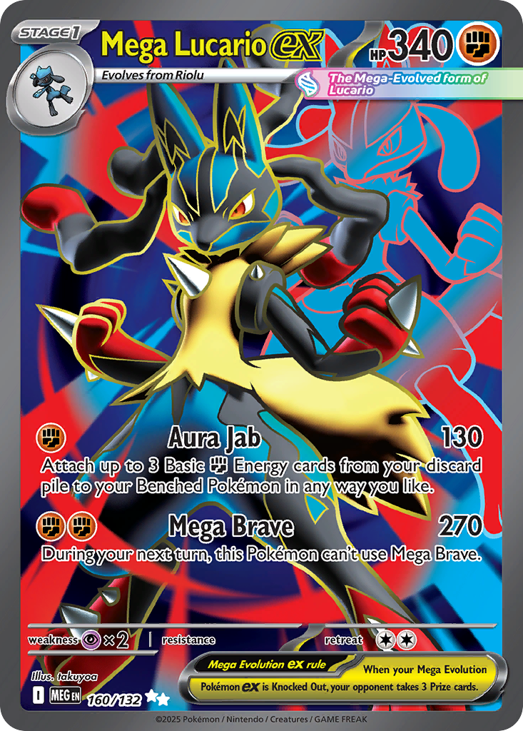 Mega Lucario Ex #160