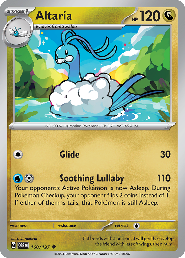 Altaria Obsidian Flames 160