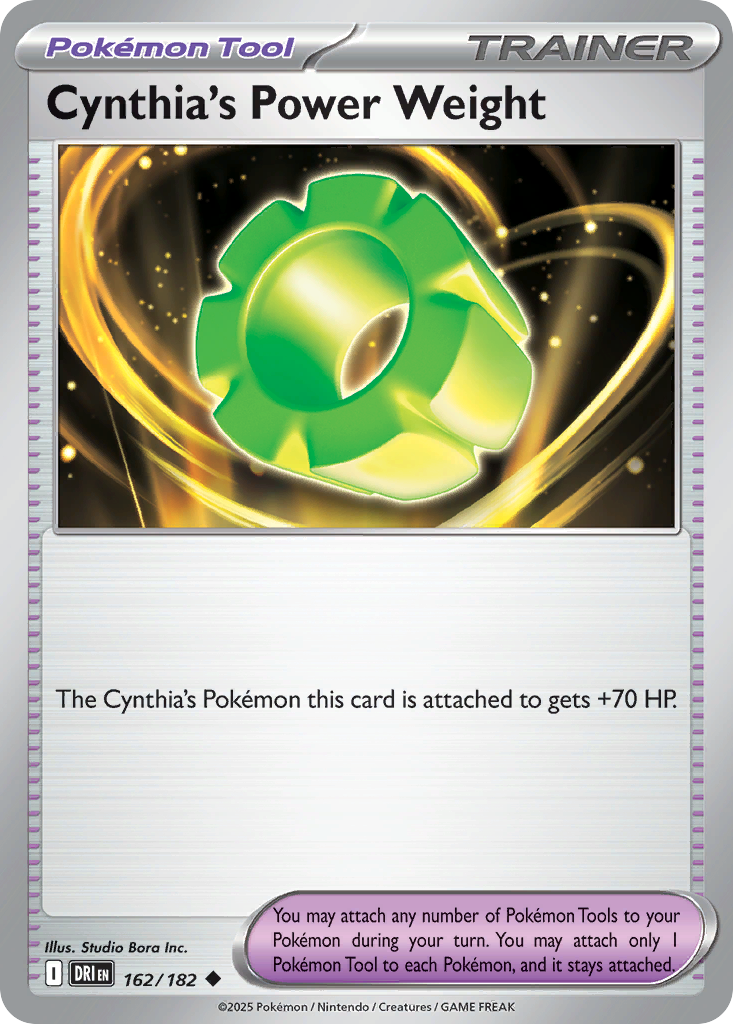 Cynthia's Power Weight Destined Rivals 162