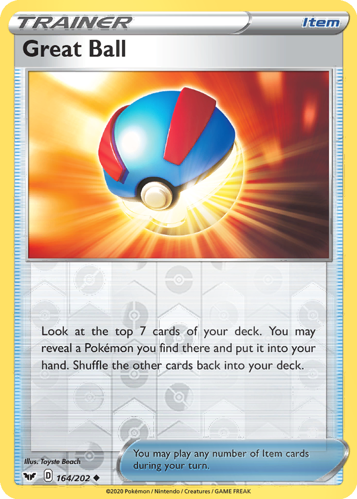 Great Ball [Reverse Holo] #164