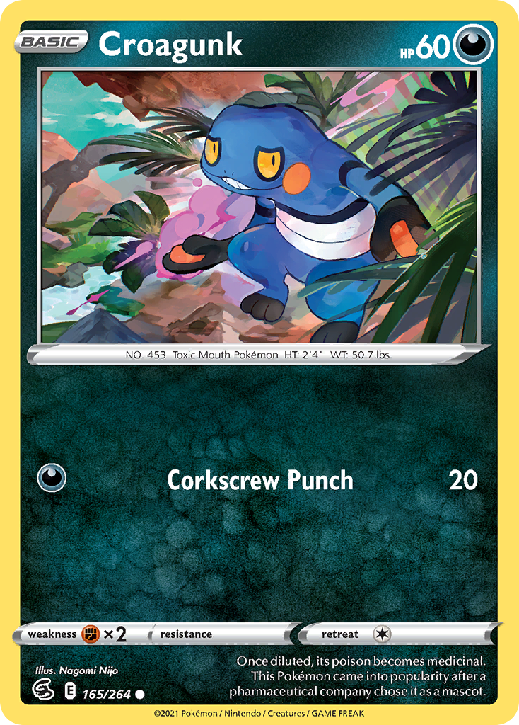Croagunk Fusion Strike 165
