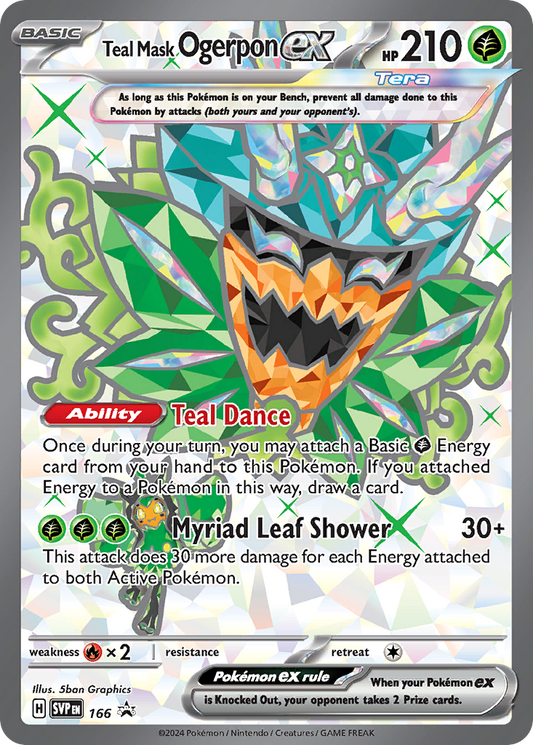 Teal Mask Ogerpon ex Scarlet & Violet Promos 166