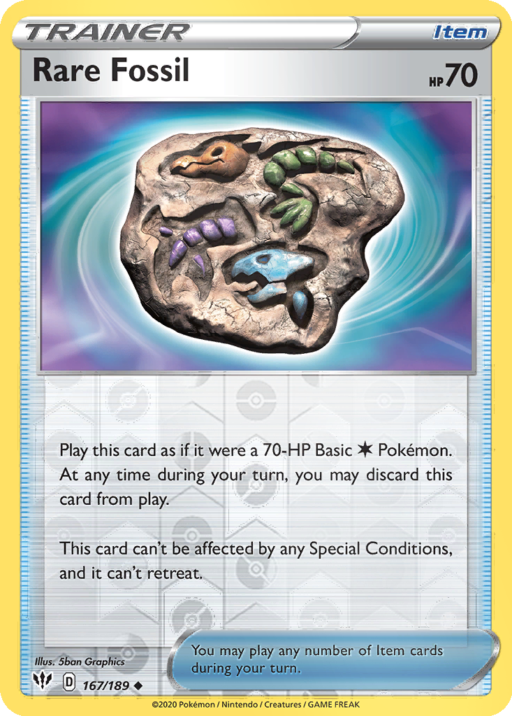Rare Fossil [Reverse Holo] #167