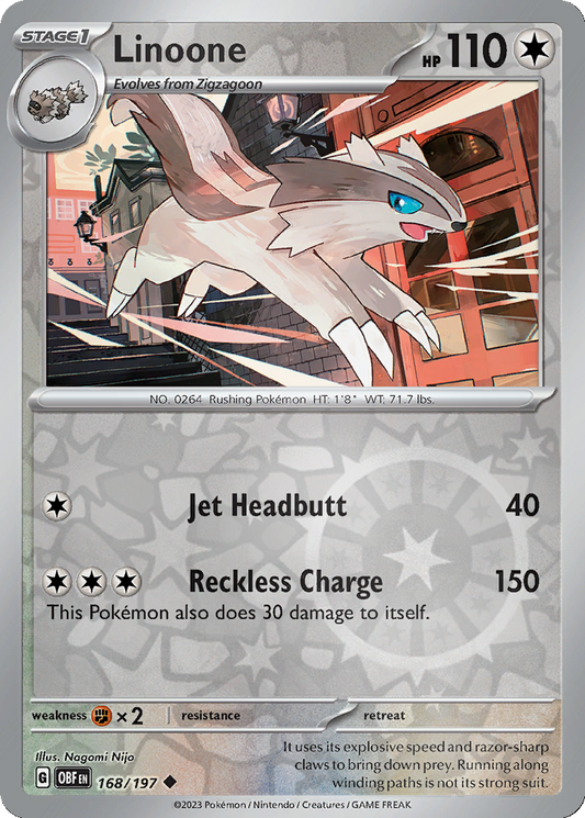 Linoone [Reverse Holo] #168