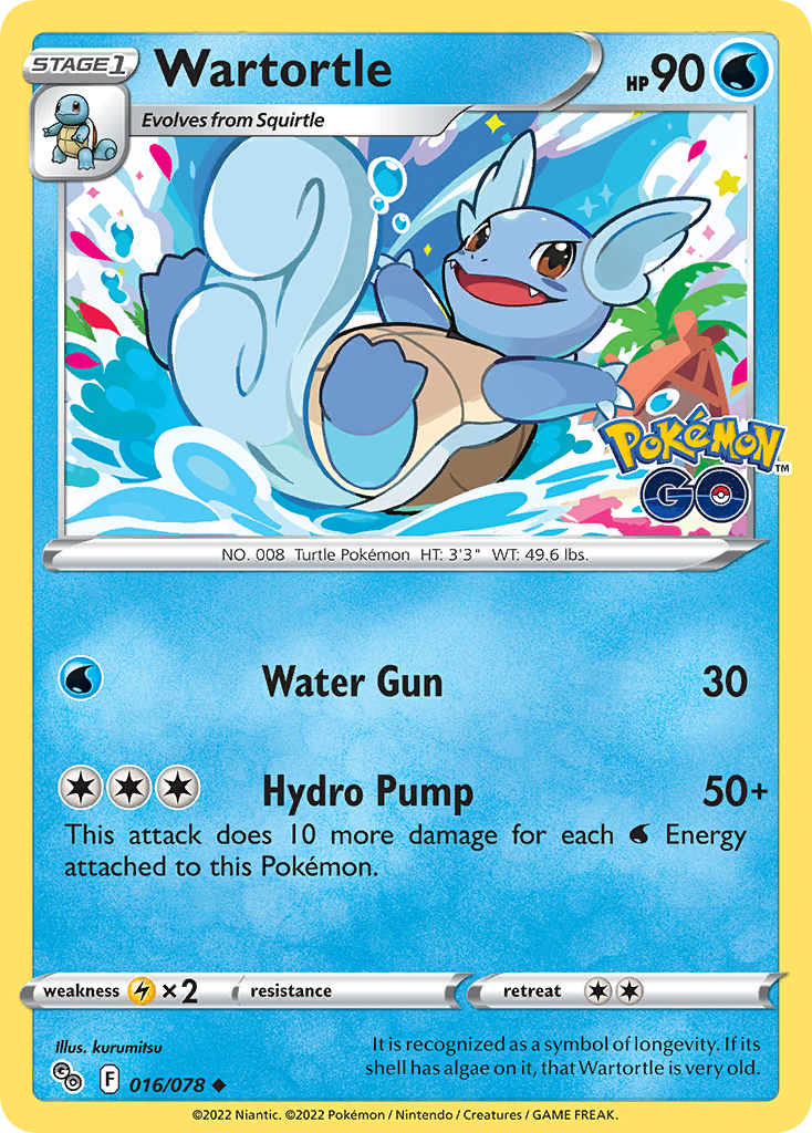 Wartortle Pokémon GO 16