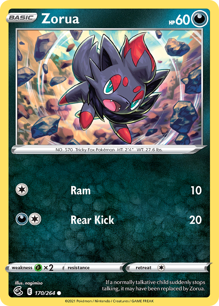 Zorua Fusion Strike 170