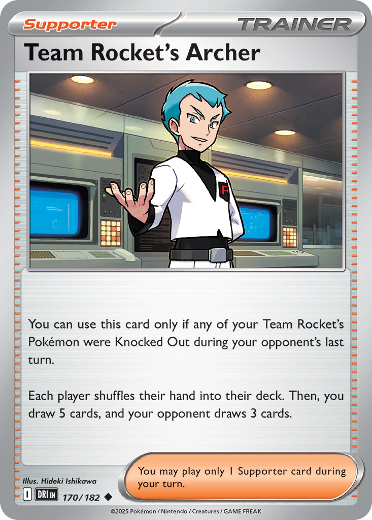 Team Rocket's Archer Destined Rivals 170