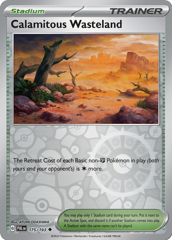 Calamitous Wasteland [Reverse Holo] #175