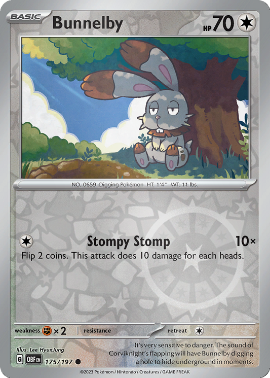 Bunnelby [Reverse Holo] #175