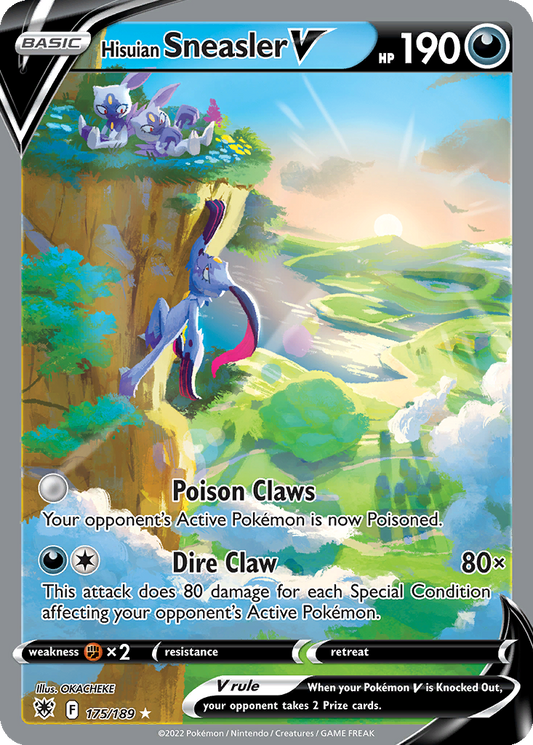 Hisuian Sneasler V #175 PSA 10