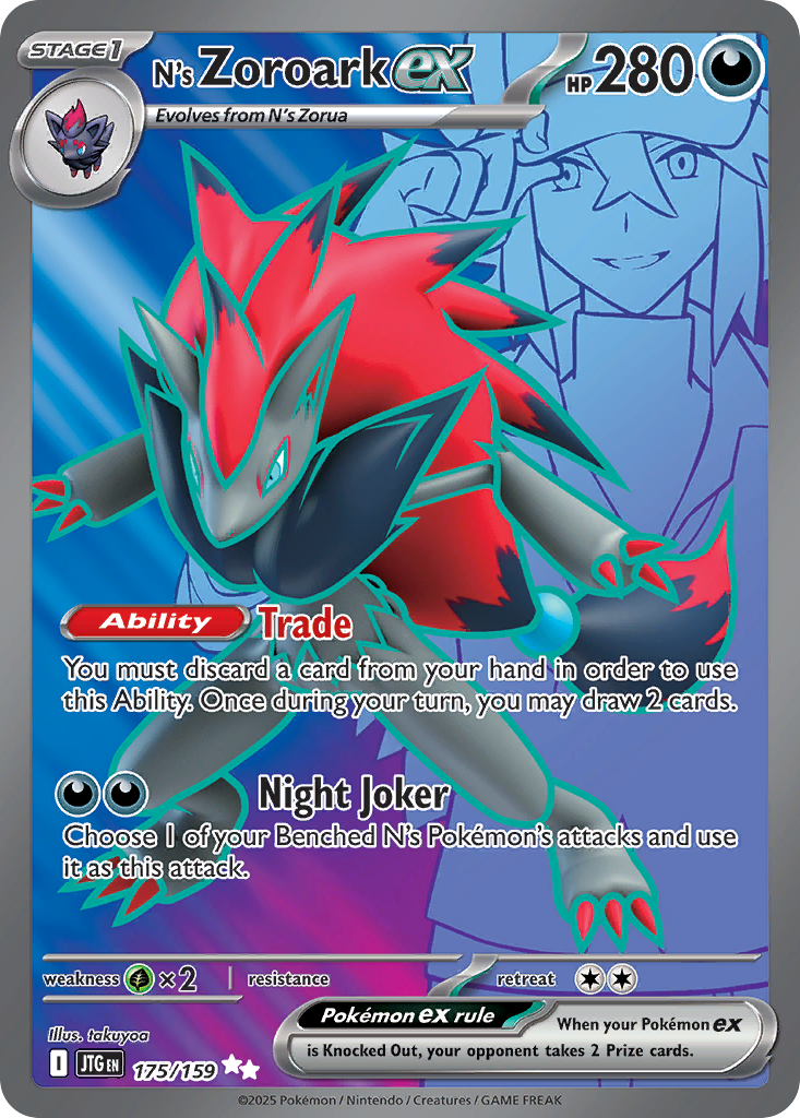 N's Zoroark Ex #175