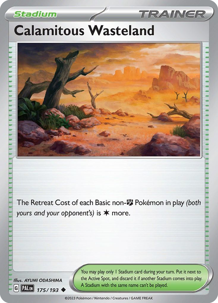 Calamitous Wasteland Paldea Evolved 175
