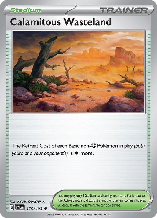 Calamitous Wasteland Paldea Evolved 175