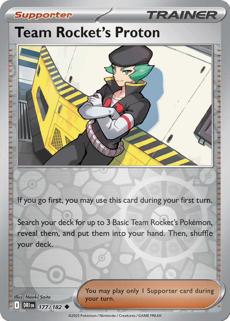 Team Rocket's Proton [Reverse Holo] #177