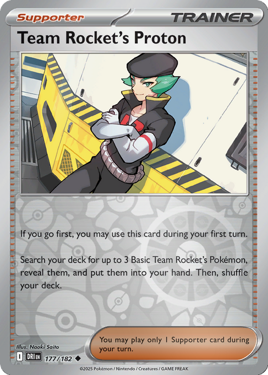 Team Rocket's Proton [Reverse Holo] #177