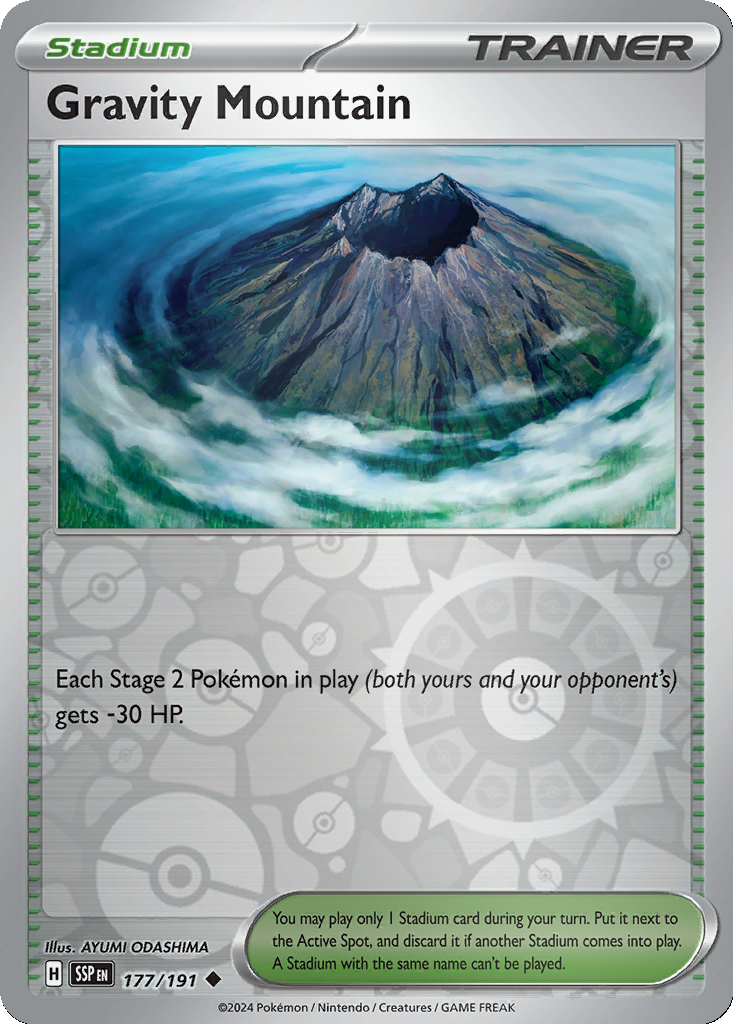 Gravity Mountain [Reverse Holo] #177