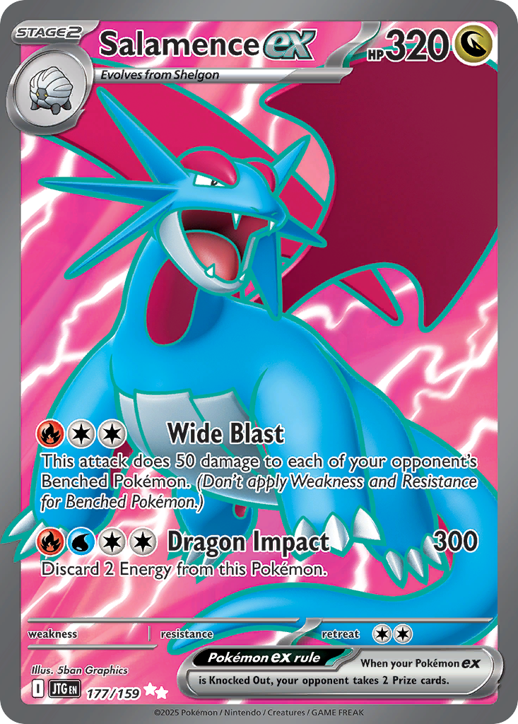 Salamence ex Journey Together 177