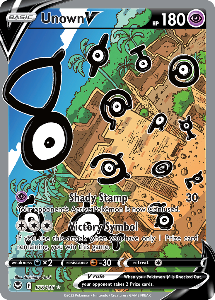 Unown V Silver Tempest 177