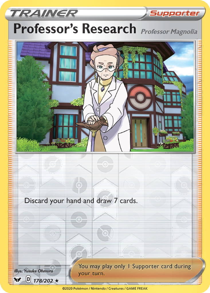 Professor's Research [Reverse Holo] #178