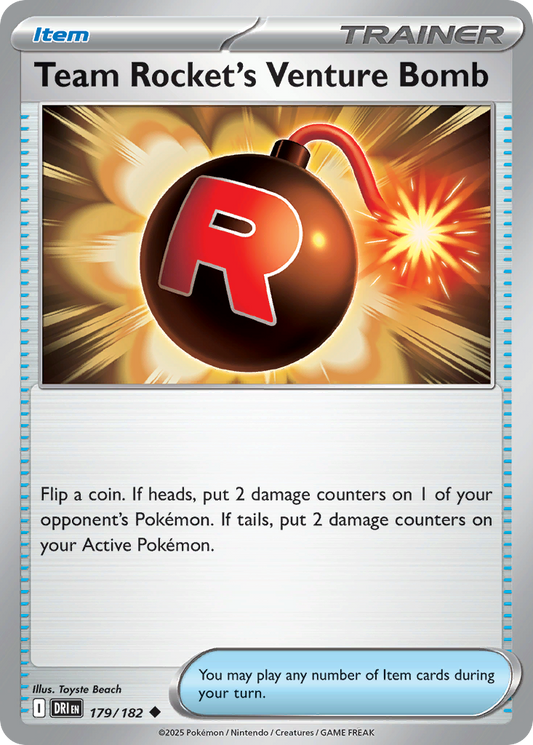 Team Rocket's Venture Bomb Destined Rivals 179