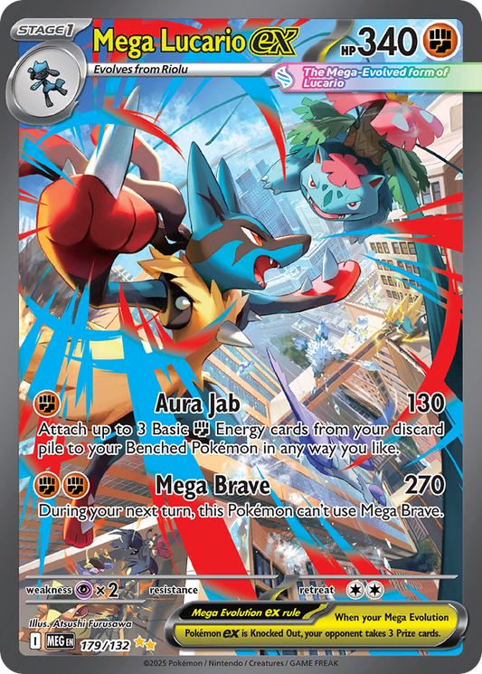 Mega Lucario ex Mega Evolution 179