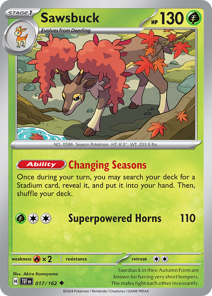 Sawsbuck Temporal Forces 17