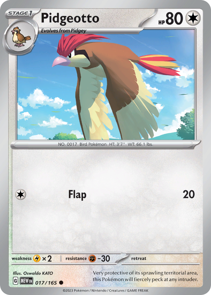 Pidgeotto 151 17