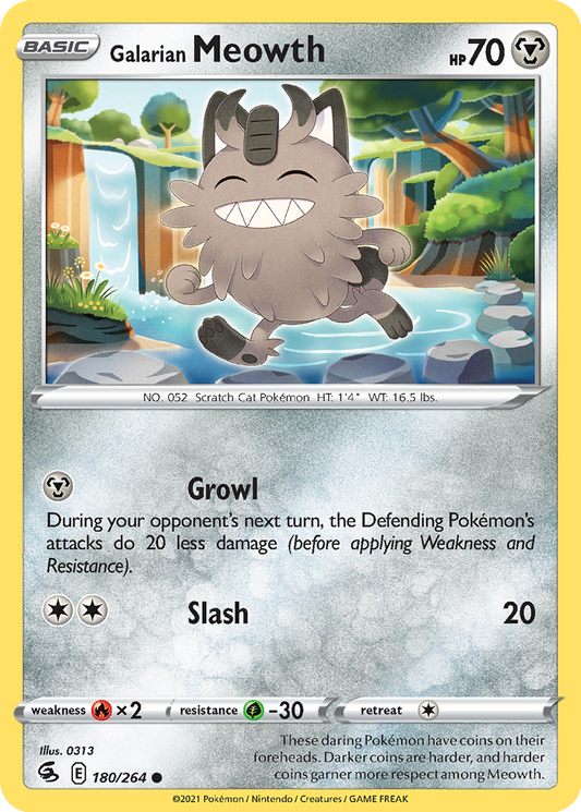 Galarian Meowth #180