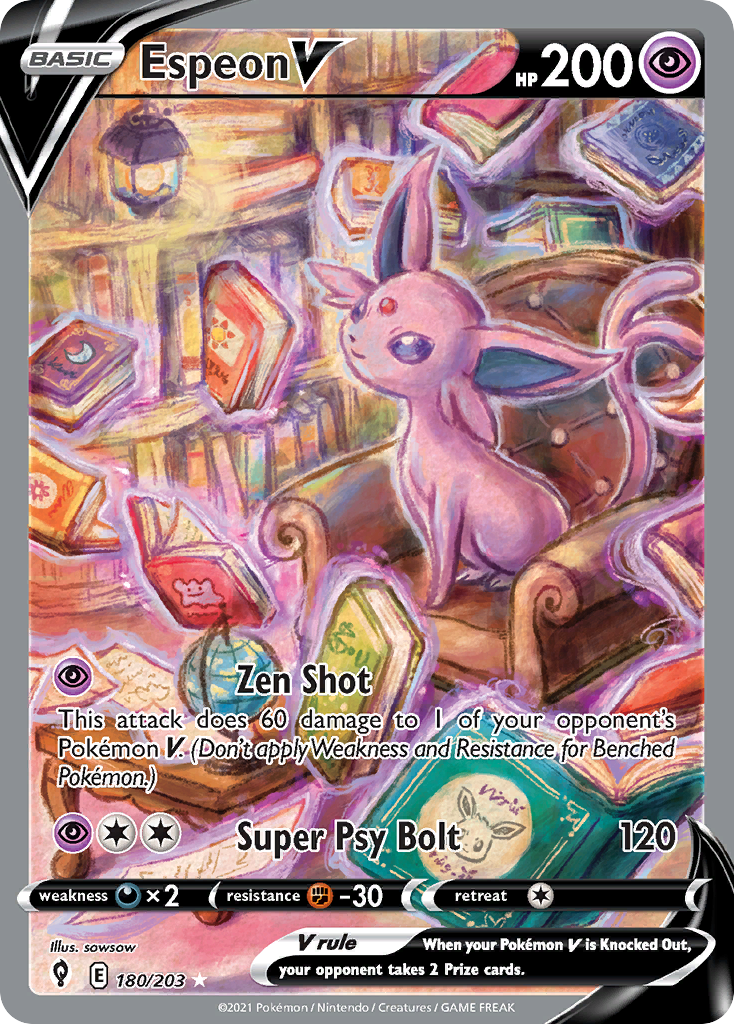 Espeon V Evolving Skies 180