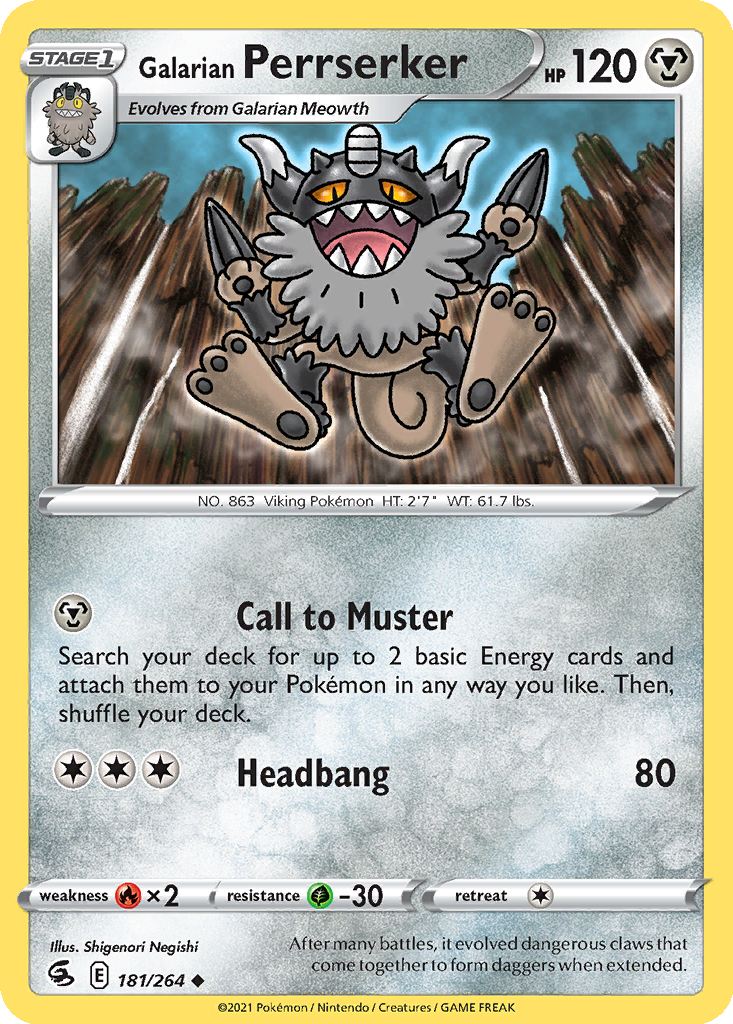 Galarian Perrserker #181