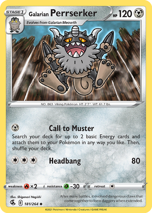 Galarian Perrserker #181