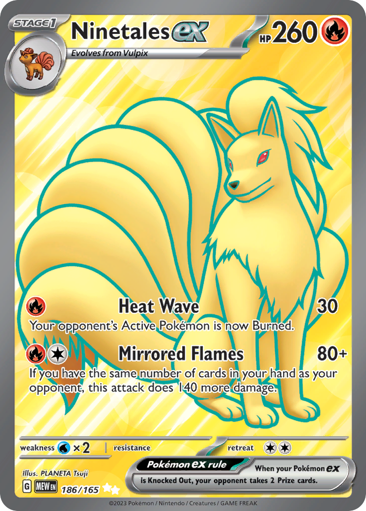 Ninetales ex 151 186