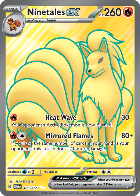 Ninetales ex 151 186
