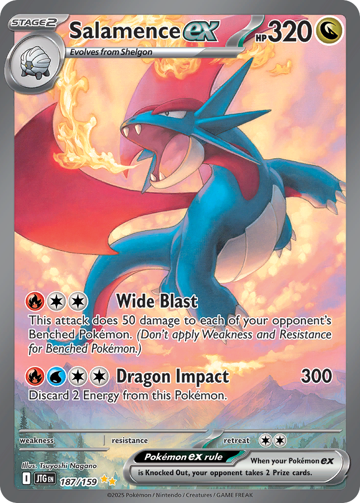 Salamence ex Journey Together 187