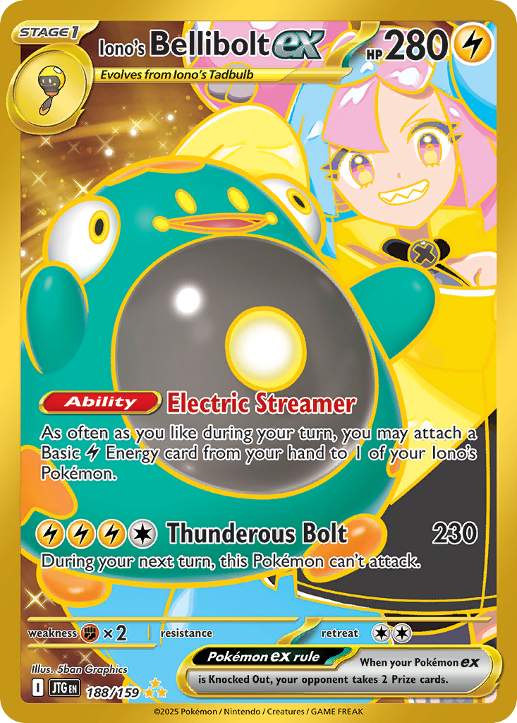Iono's Bellibolt ex #188