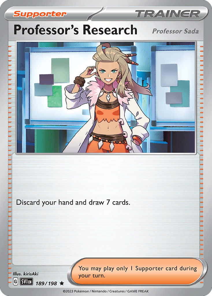 Professor's Research (Professor Sada) Scarlet & Violet 189