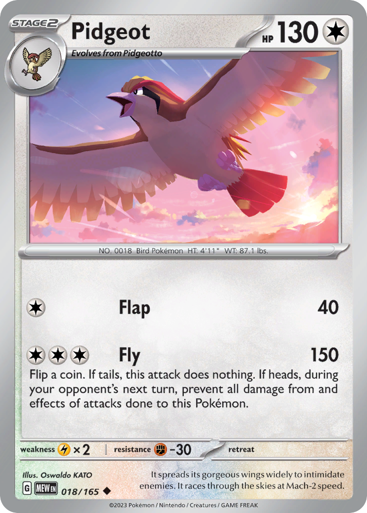Pidgeot 151 18