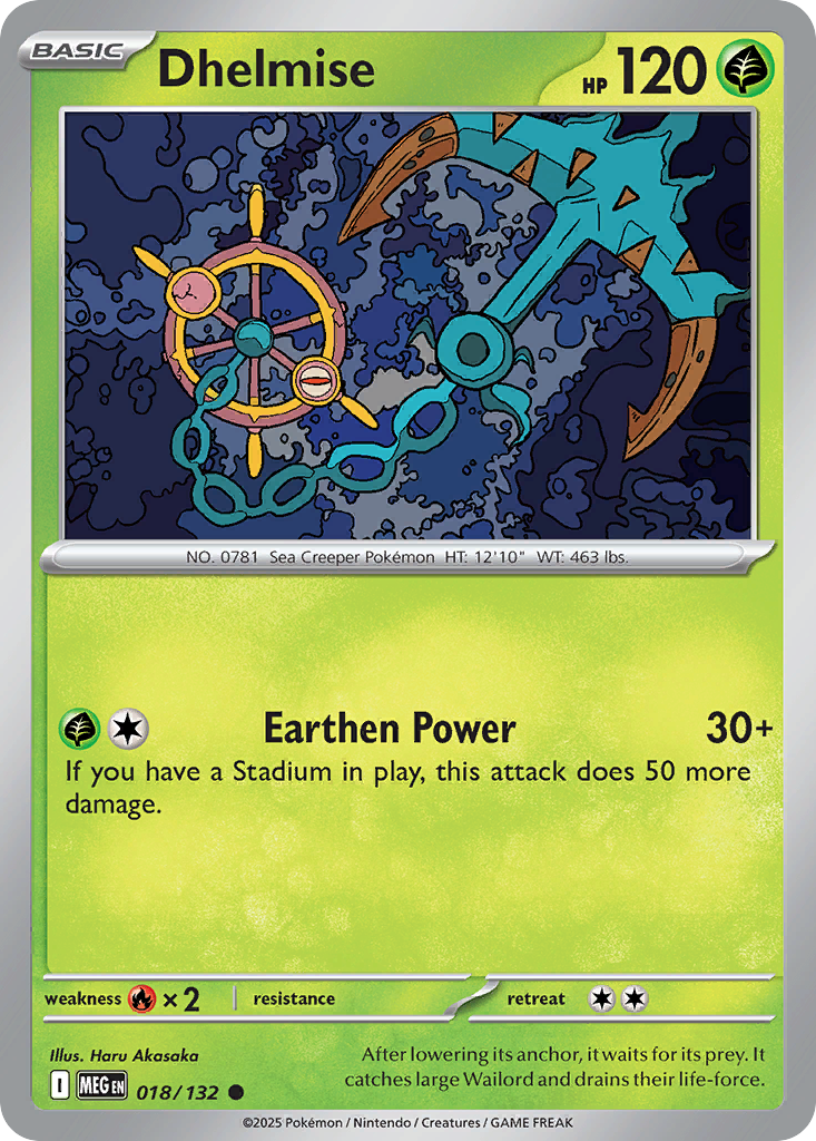 Dhelmise Mega Evolution 18