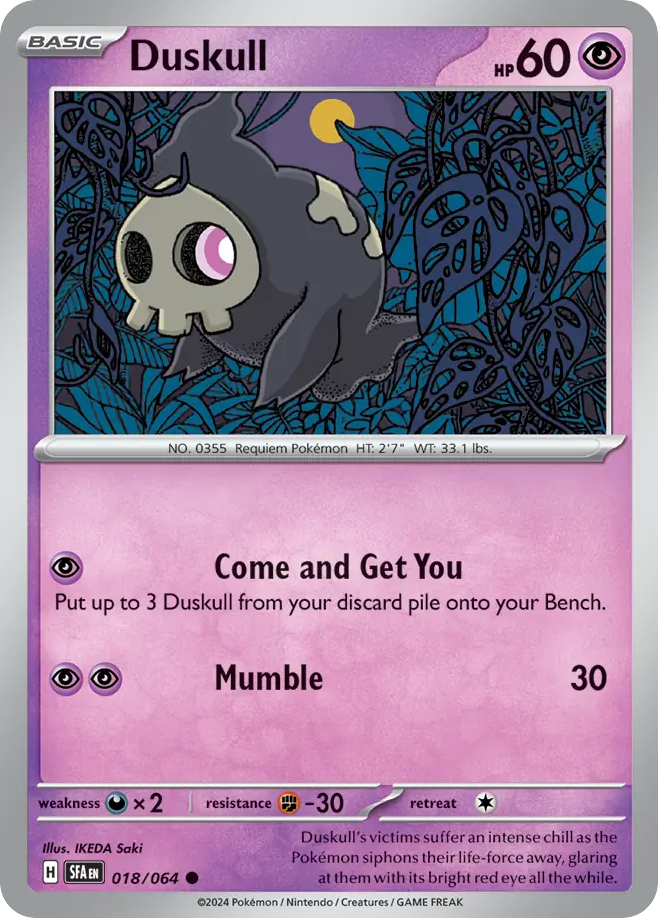 Duskull Shrouded Fable 18