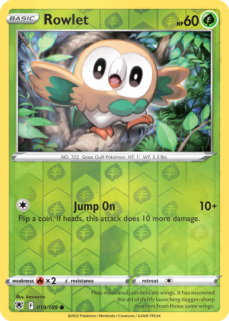 Rowlet [Reverse Holo] #19