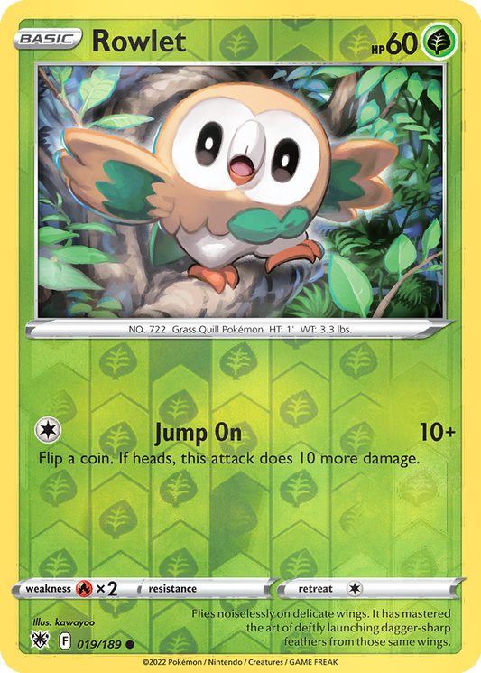 Rowlet [Reverse Holo] #19