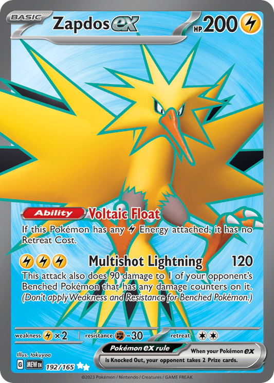 Zapdos ex #192