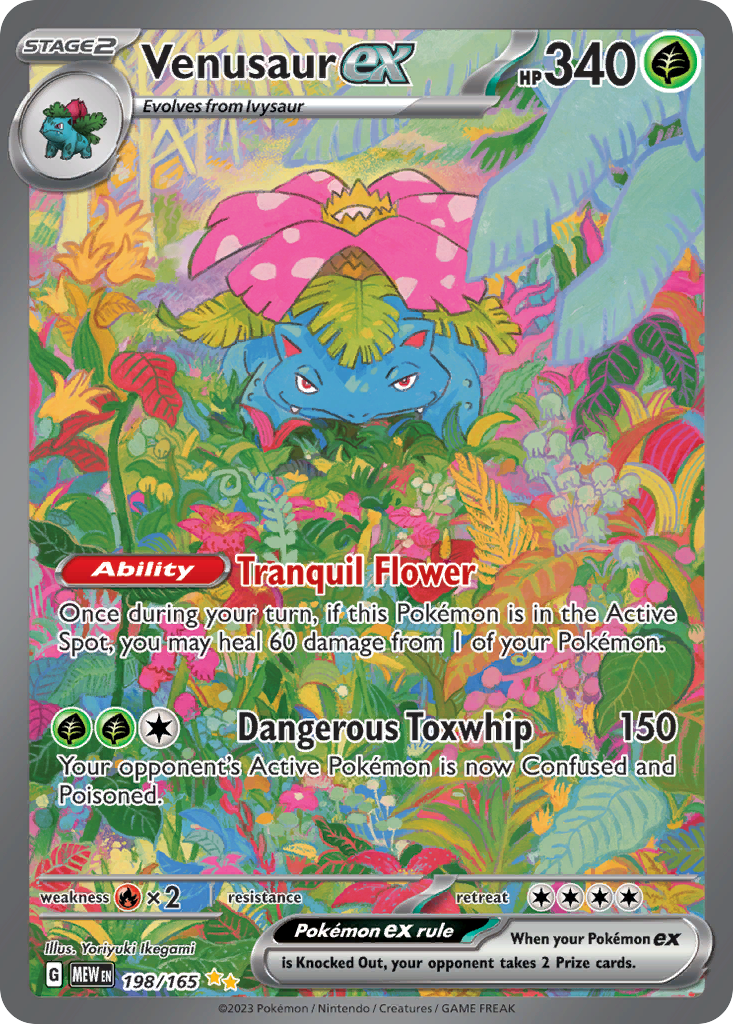 Venusaur ex 151 198