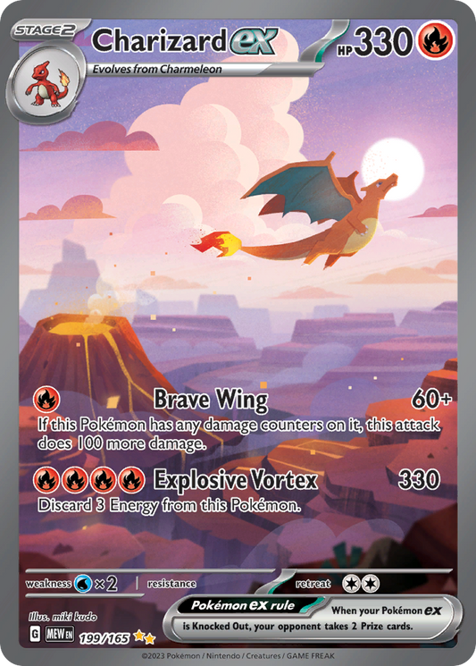 Charizard ex #199 PSA 9